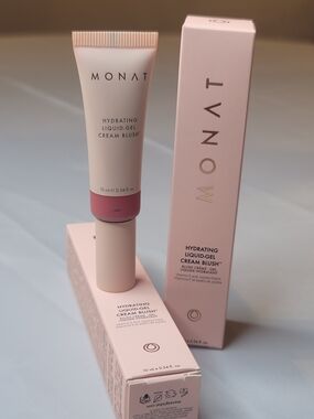 MONAT Hydrating Liquid Gel Cream Blush Berry NEW Full Size Lot of 2 (60 Pads)